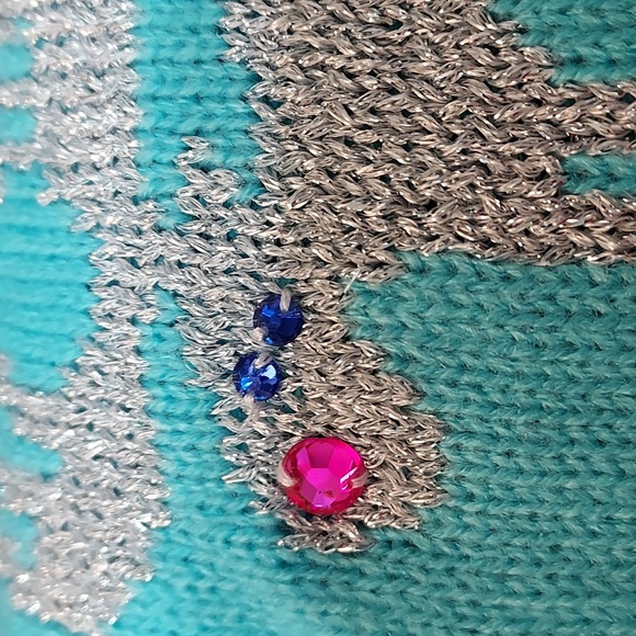 Womens Holiday Time Christmas Gnome Cardigan - Picture 13 of 14